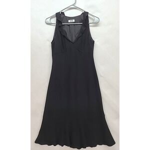 Moschino Cheap and Chic Little Black‎ Dress Sz 6 Made in Italy Quiet Luxury